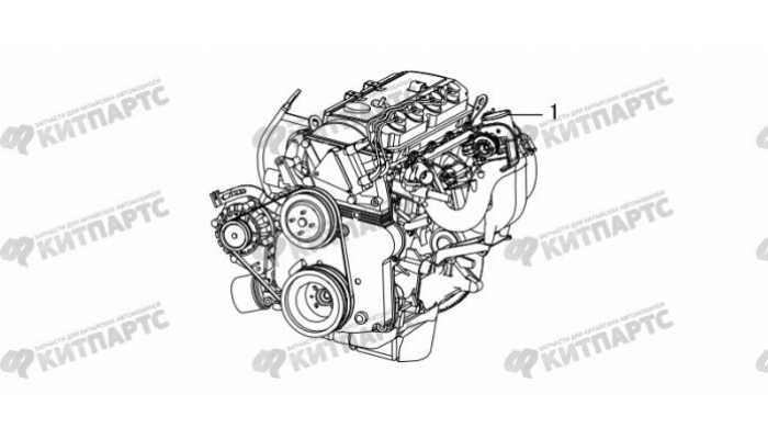 Двигатель в сборе Great Wall Hover H3